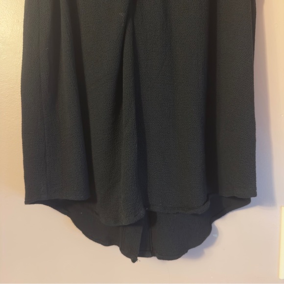 Anthropologie Maeve Raven Surplice Blouse Black Women Size 2 - Picture 7 of 10